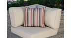 Outdoor Throw Pillow - Red Striped