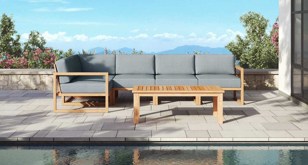 Pacific Teak Outdoor Sectional