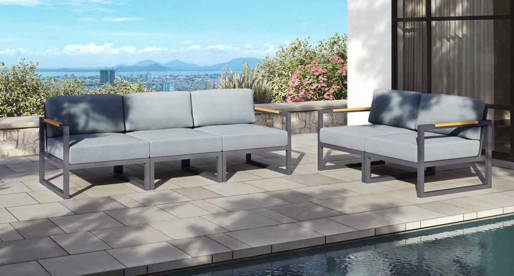 Pacific Aluminum Outdoor Sofa & Loveseat Set