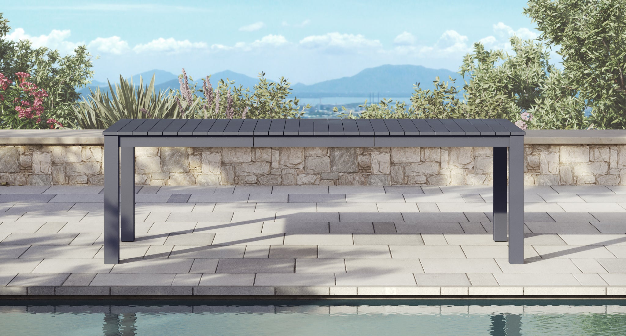 Pacific Aluminum Outdoor Dining Table