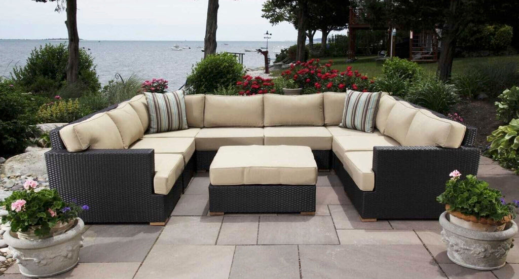 Salina Outdoor U-Shaped Sectional Set