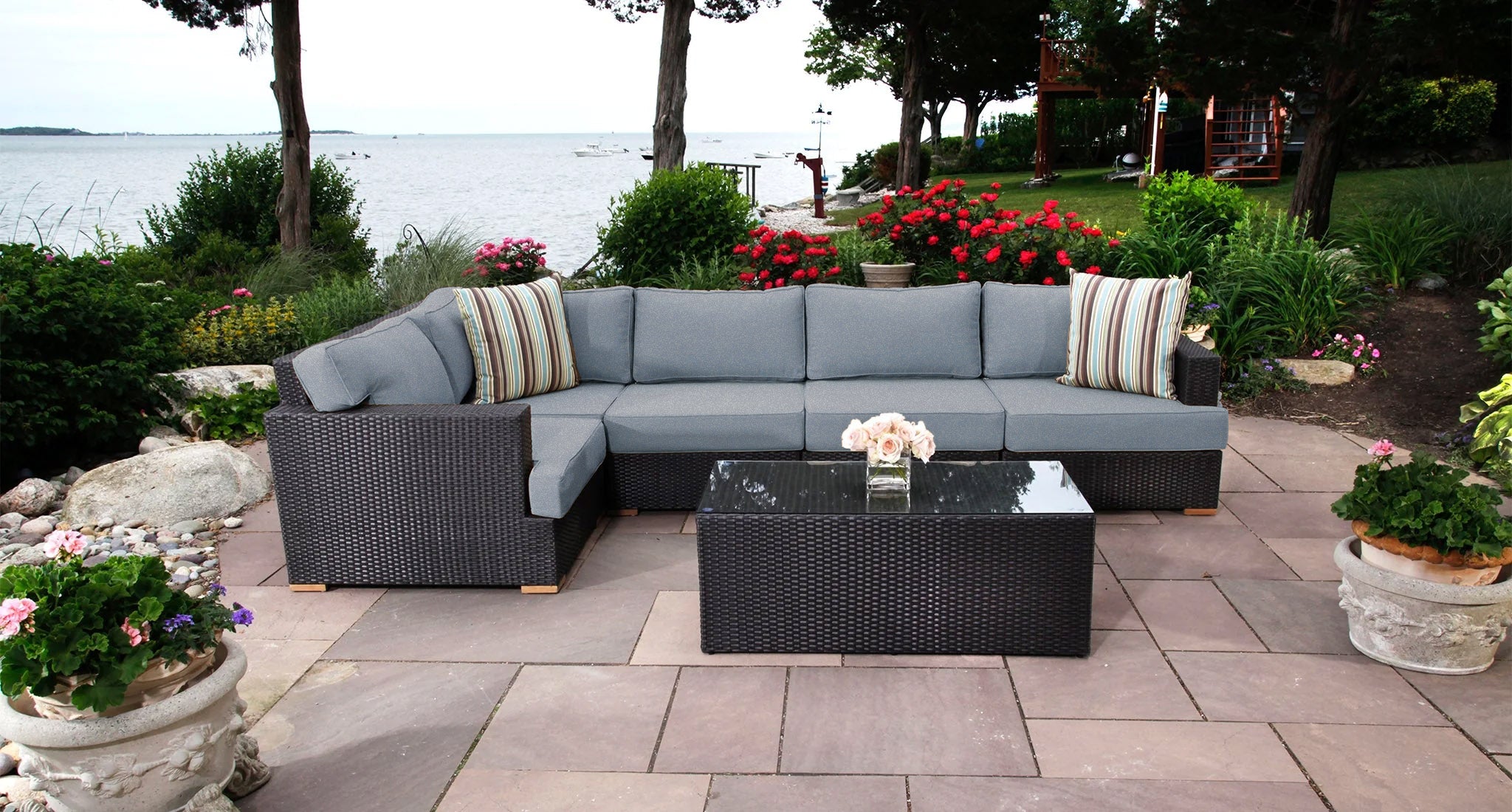 Salina Outdoor Sectional With Extender