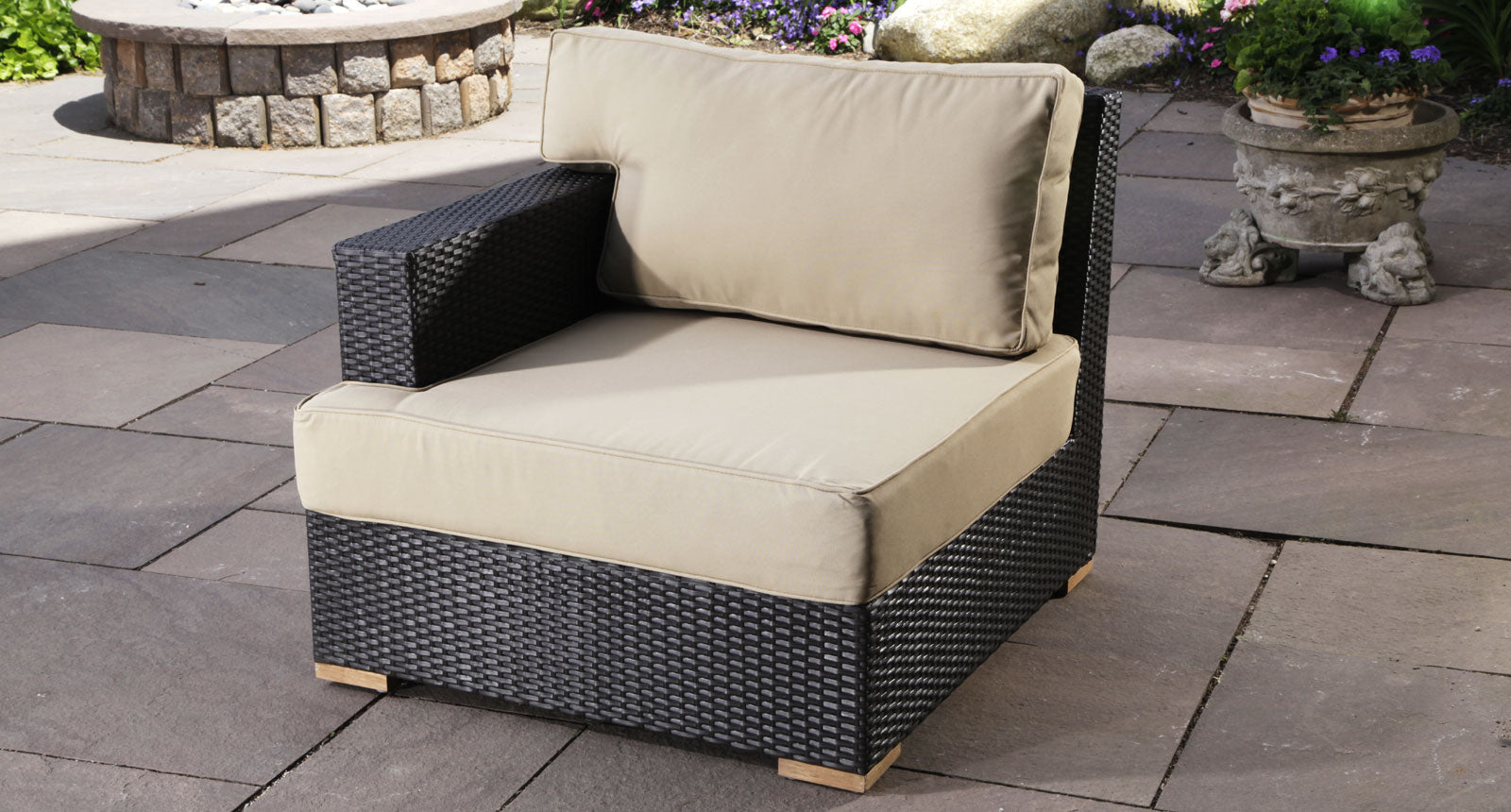 Salina Outdoor Left Arm Piece