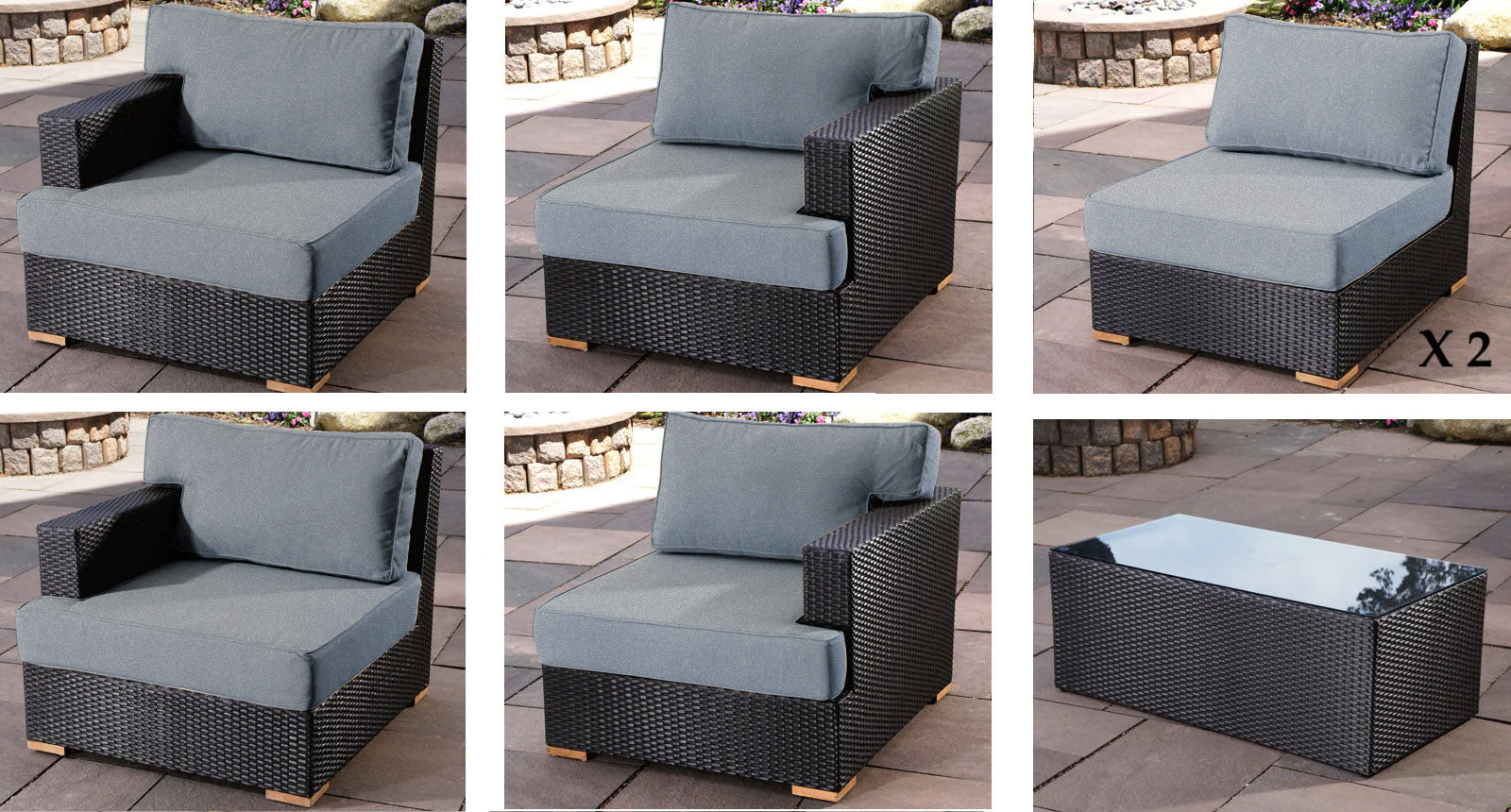 Salina Outdoor Sofa Set