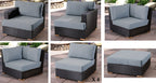 Salina Outdoor U-Shaped Sectional Set