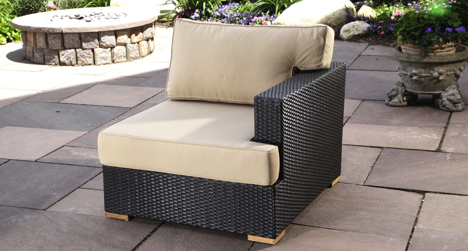 Salina Outdoor Right Arm Piece