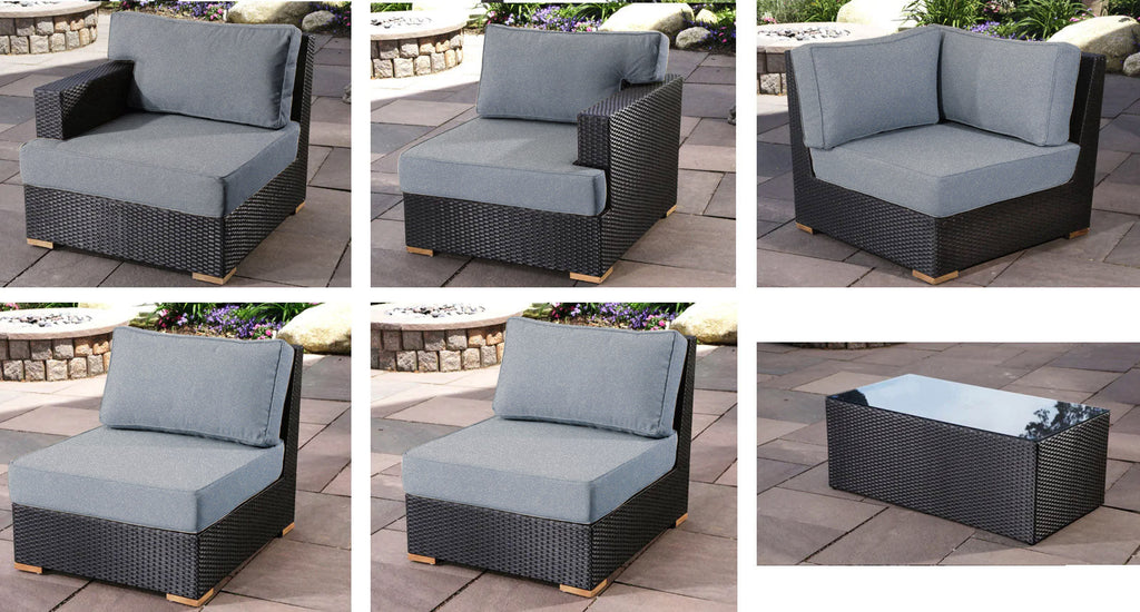 Salina Outdoor Sectional With Extender