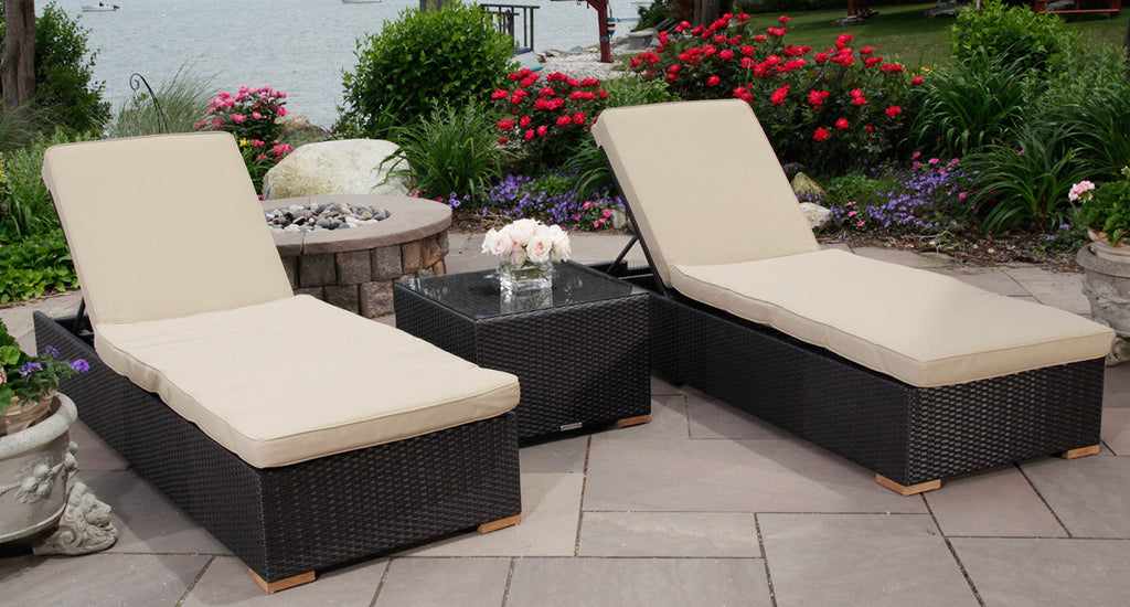 Salina Outdoor Lounge Chair Set