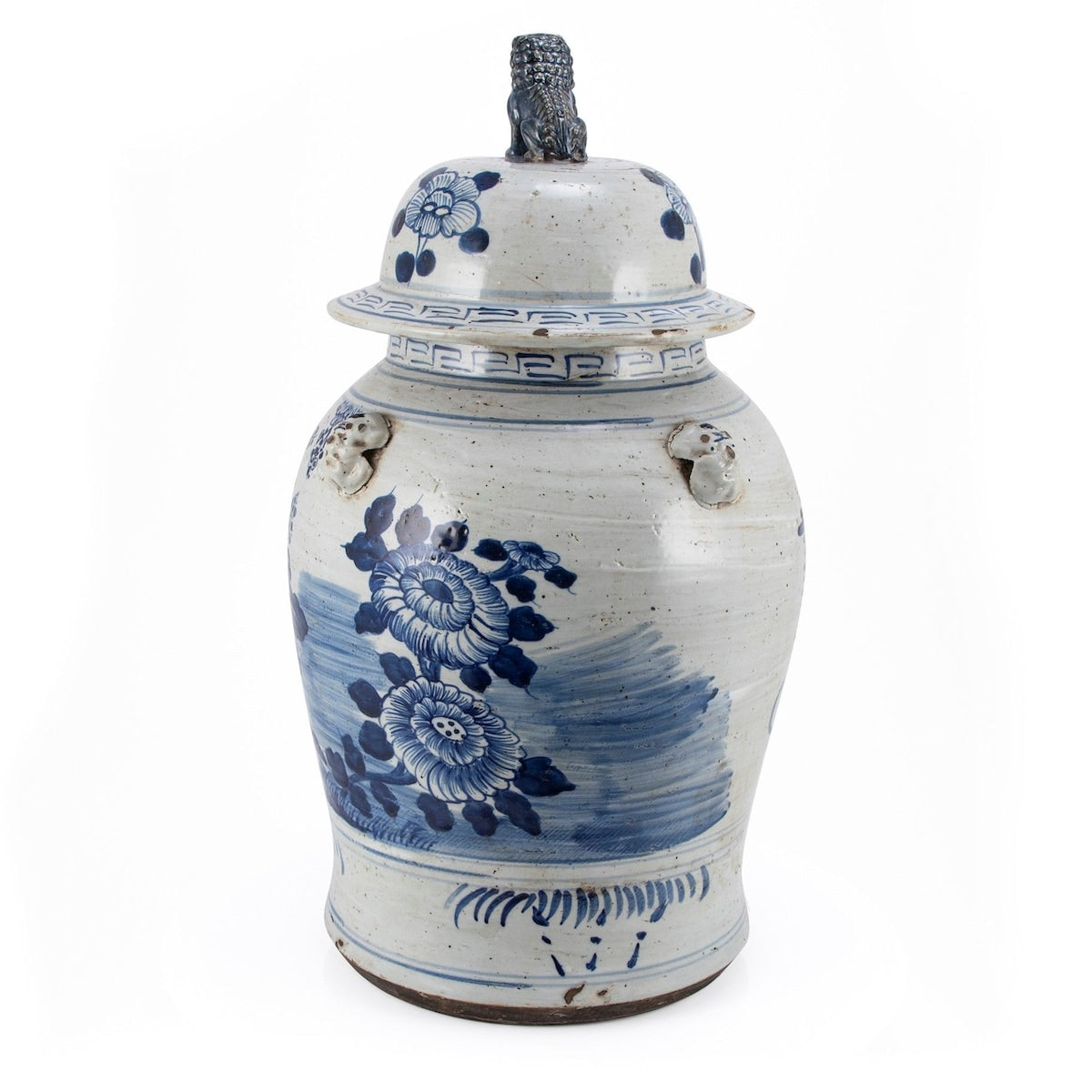 Vintage Temple Jar Four Season Plants - Large