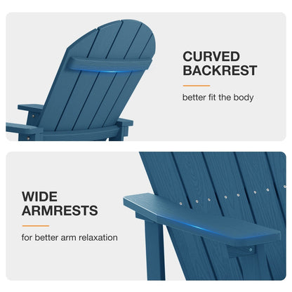 WINSOON All Weather Outdoor Rocking Chair, Set of 2