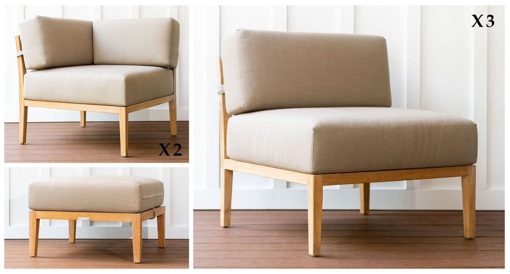 Bali Teak Outdoor Daybed