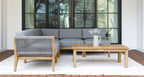 Capri Teak & Rope Outdoor Sectional