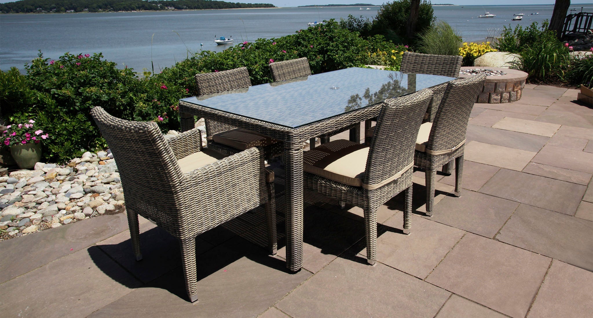 Corsica Outdoor Dining Set for 6