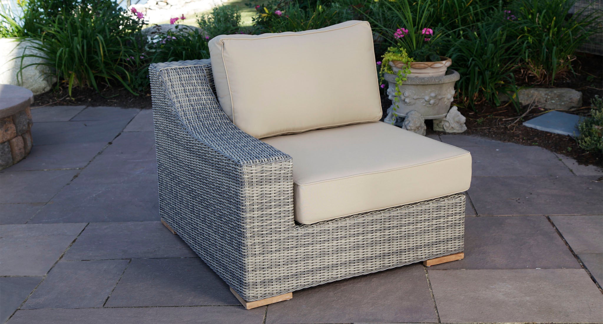 Corsica Outdoor Left Arm Piece