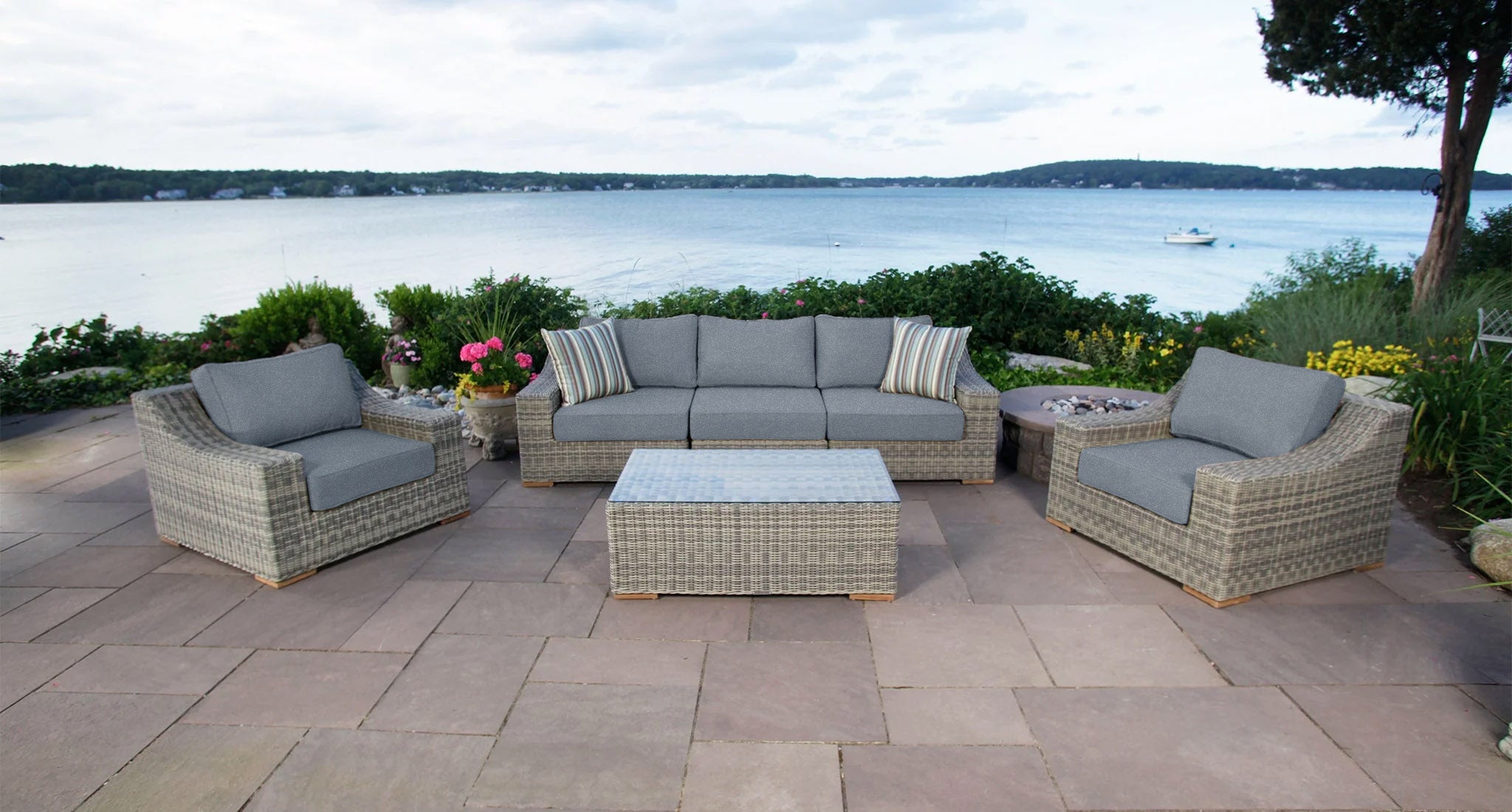 Corsica Outdoor Sofa & Club Chair Set