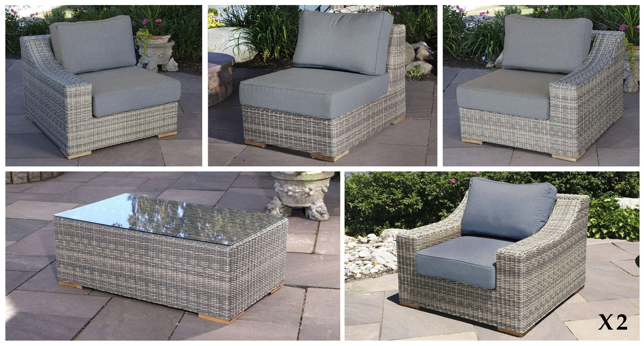 Corsica Outdoor Sofa & Club Chair Set