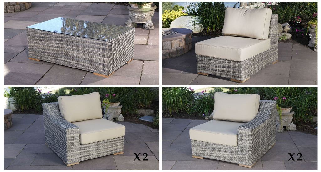 Corsica Outdoor Sofa & Loveseat Set