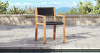 Malibu Teak & Rope Outdoor Dining Set for 4