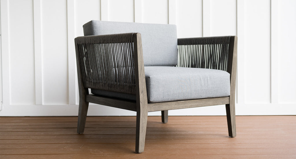 Fiji Teak & Rope Outdoor Club Chair