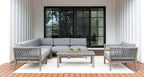 Fiji Teak & Rope Outdoor Sectional Set