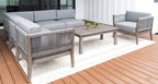 Fiji Teak & Rope Outdoor Sectional Set