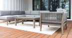 Fiji Teak & Rope Outdoor Sectional Set