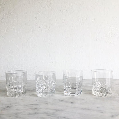 Glamorous Vintage Bar Glass Set of 4