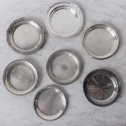 Hotel Silver Wine Coaster