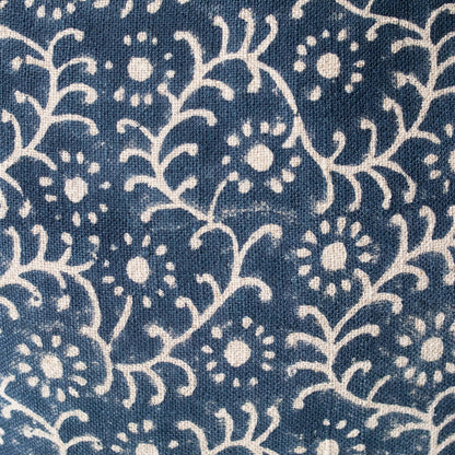 Linen Block Printed Pillow Cover | Kochin