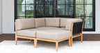 Malibu Teak & Rope Outdoor 4-Piece Daybed
