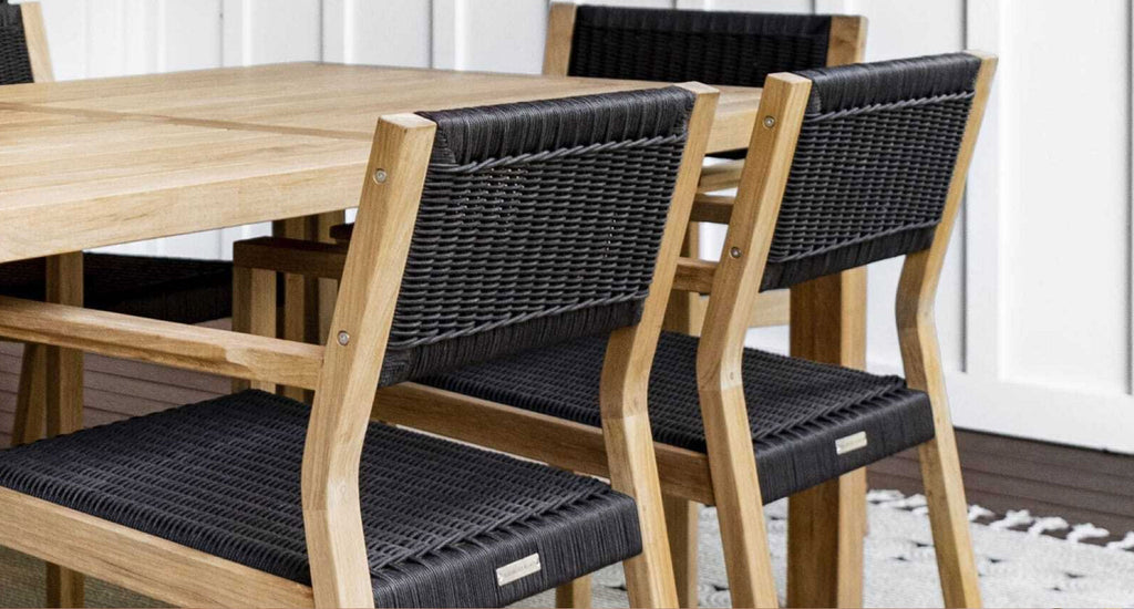 Malibu Teak & Rope Outdoor Dining Chair