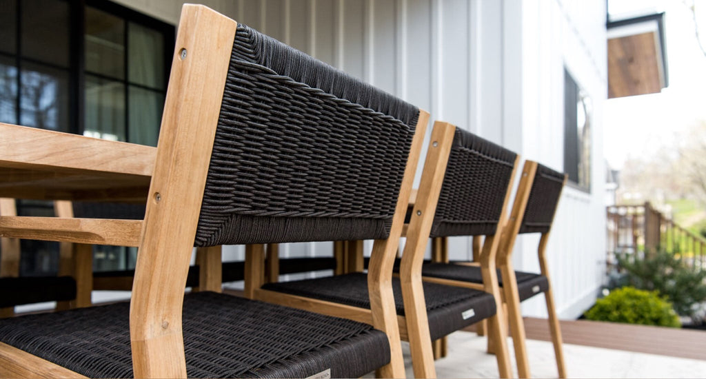 Malibu Teak & Rope Outdoor Dining Chair