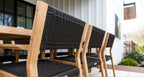 Malibu Teak & Rope Outdoor Dining Chair