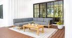 Malibu Teak & Rope Outdoor Sectional