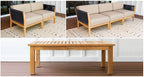Malibu Teak & Rope Outdoor Sofa & Loveseat Set