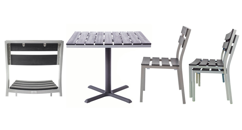 Milloy 4-Top Outdoor Dining Set