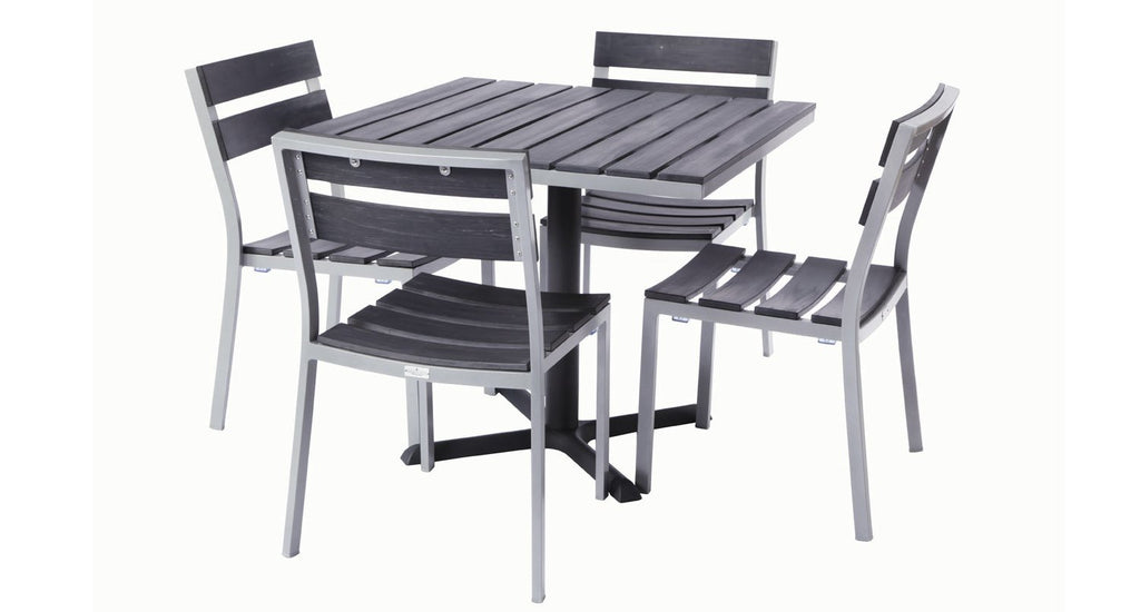 Milloy 4-Top Outdoor Dining Set