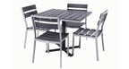 Milloy 4-Top Outdoor Dining Set