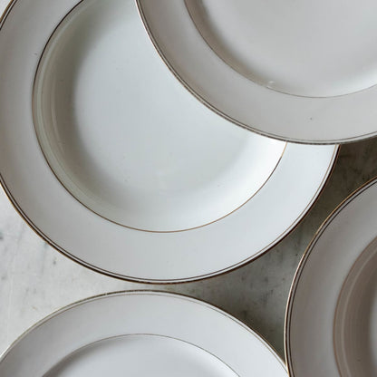 Not Your Grandma's Gold Rim China Set Of 4