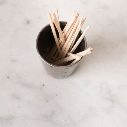 Petite Stoneware Bowl with Christofle Match Caddy