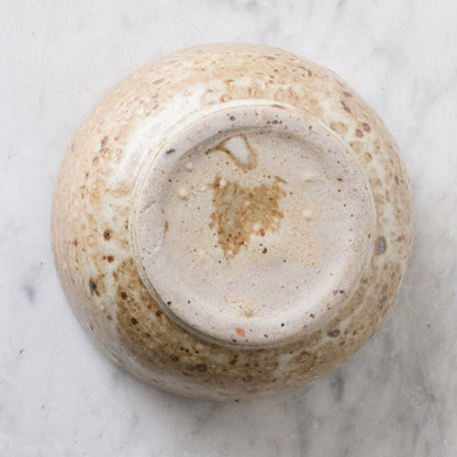 Petite Stoneware Bowl with Christofle Match Caddy