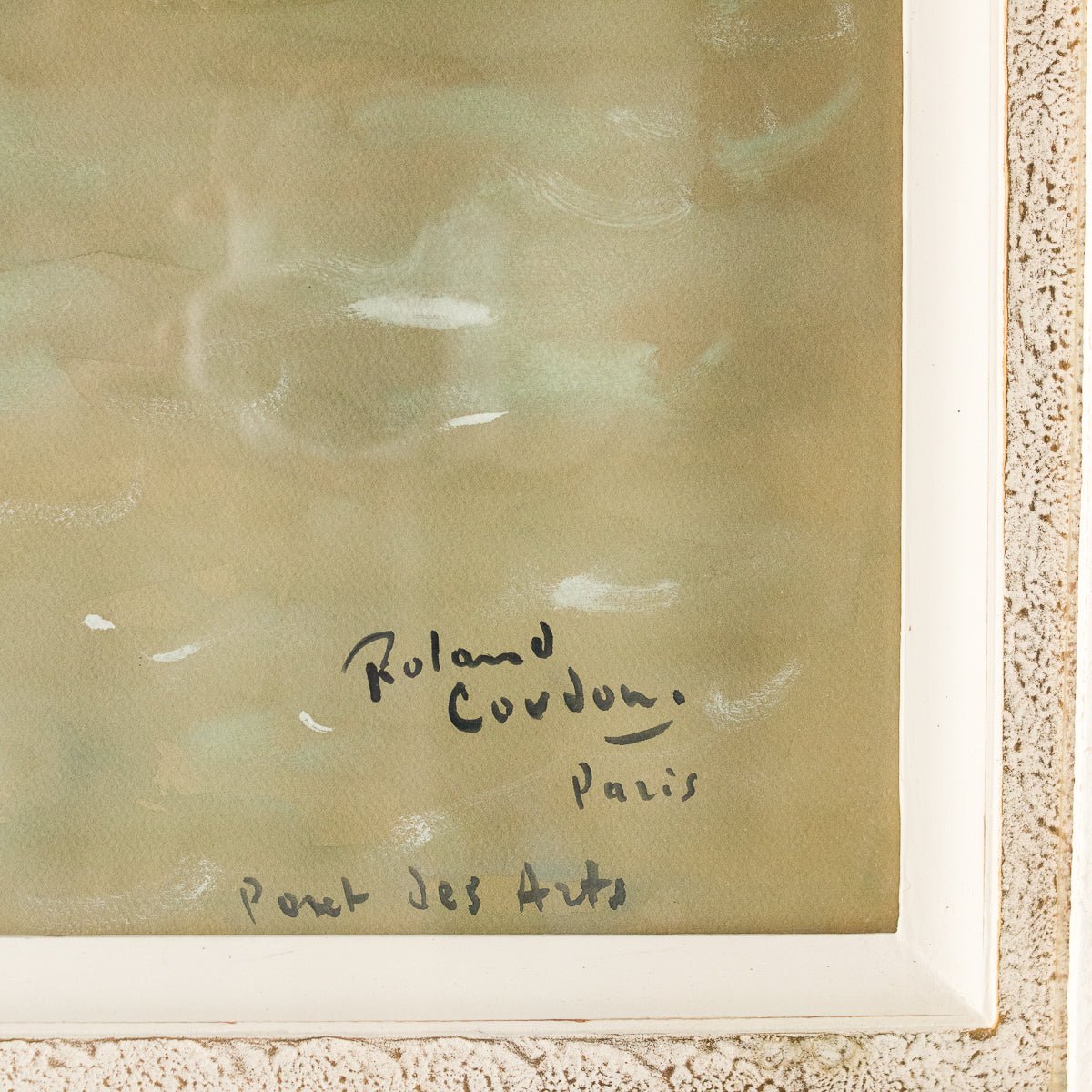 Pont Des Arts Et Le Musée D’Orsay Watercolor Painting