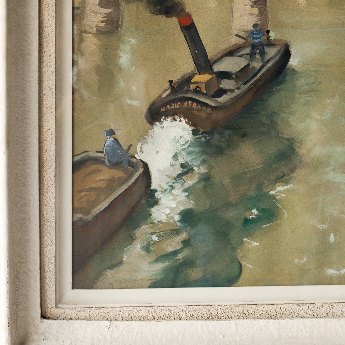 Pont Des Arts Et Le Musée D’Orsay Watercolor Painting