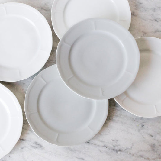 Porcelain Salad Plate Set of 6