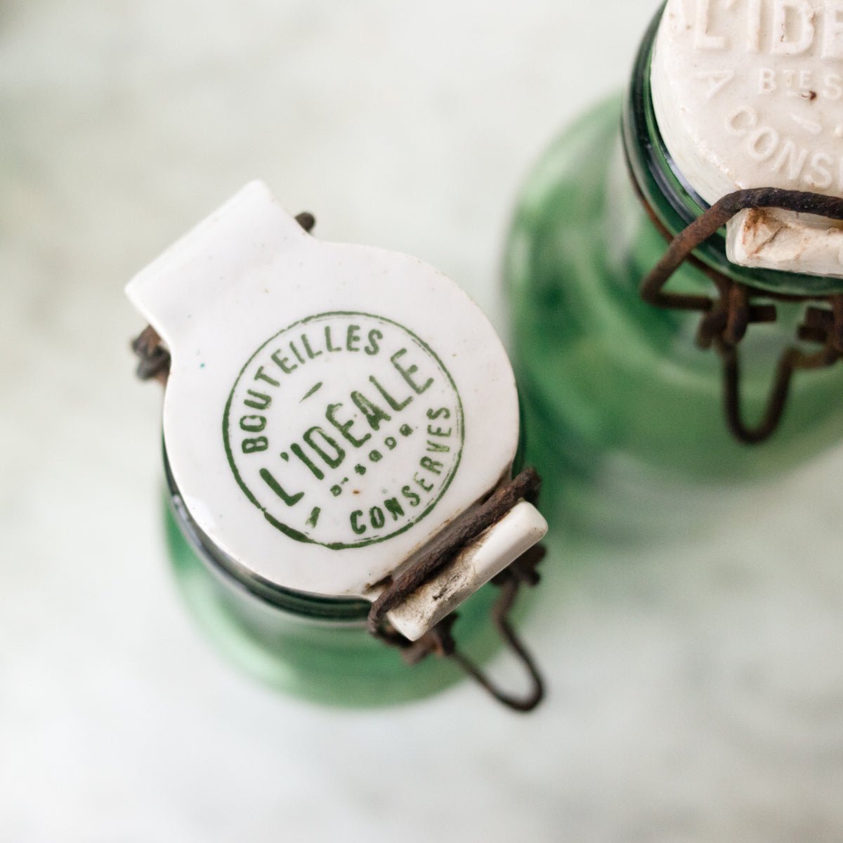Porcelain Top Canning Jar