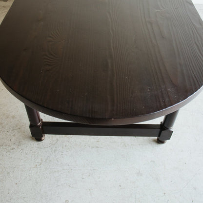Reclaimed Wood Oval  Farm Table | Floor Sample