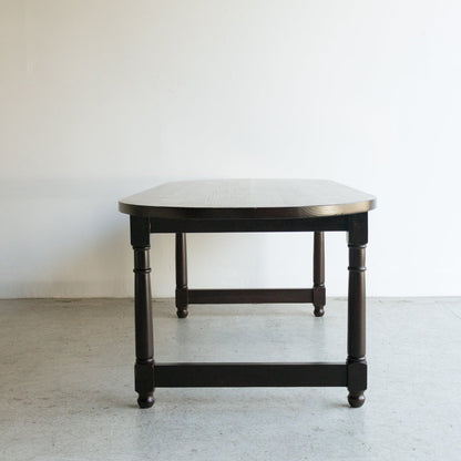 Reclaimed Wood Oval  Farm Table | Floor Sample