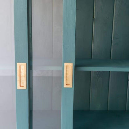 Reclaimed Wood Sliding Door Cabinet | Floor Sample