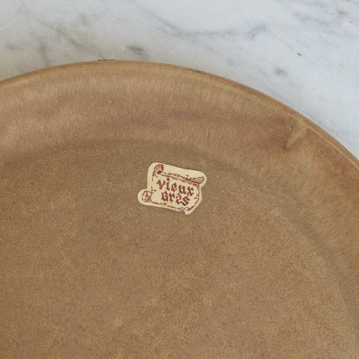 Rhoda Ceram Sandstone Bowl and Platter