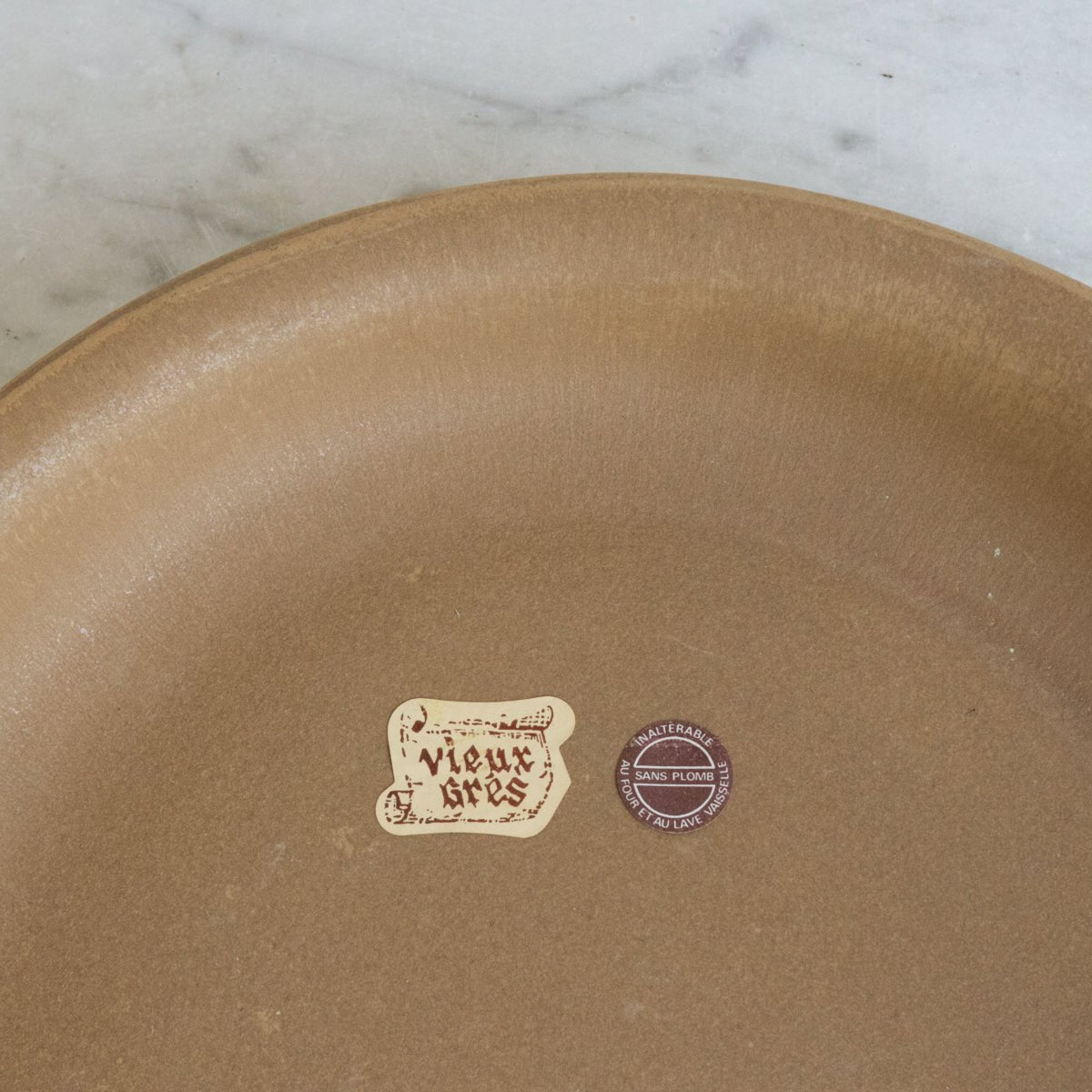 Rhoda Ceram Sandstone Bowl and Platter